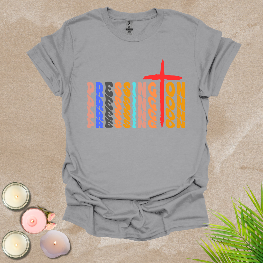 Pressing on T-shirt