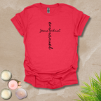Emmanuel front & back cross T-shirt