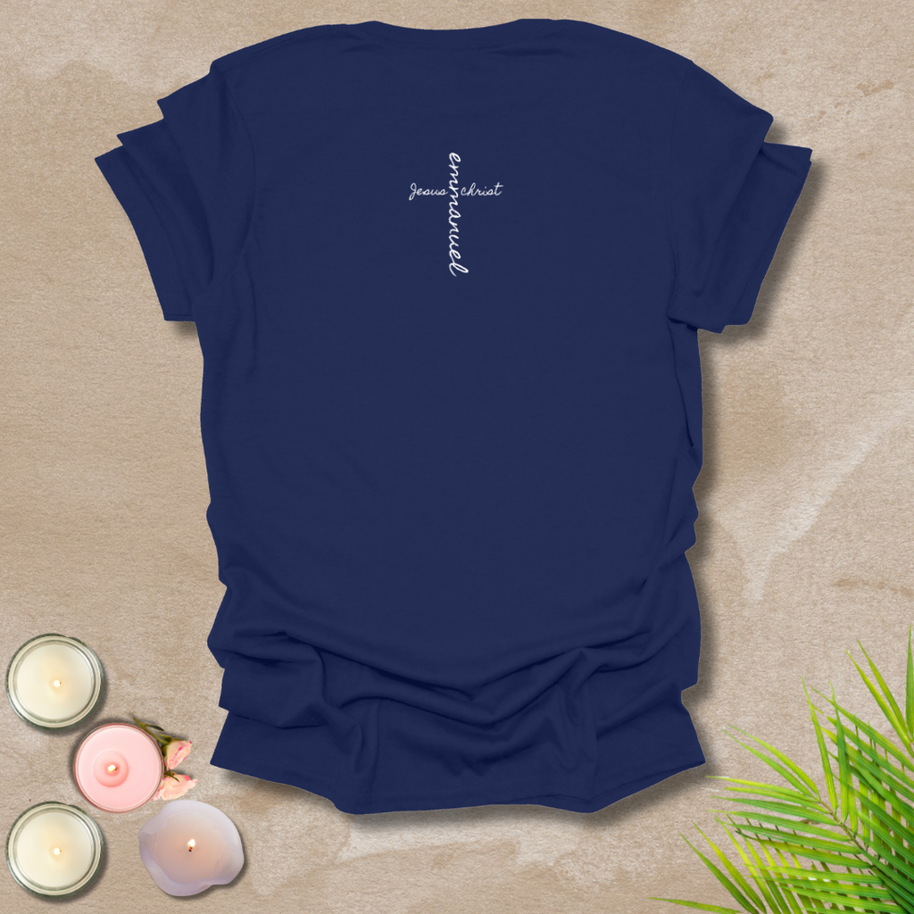 Emmanuel front & back cross T-shirt