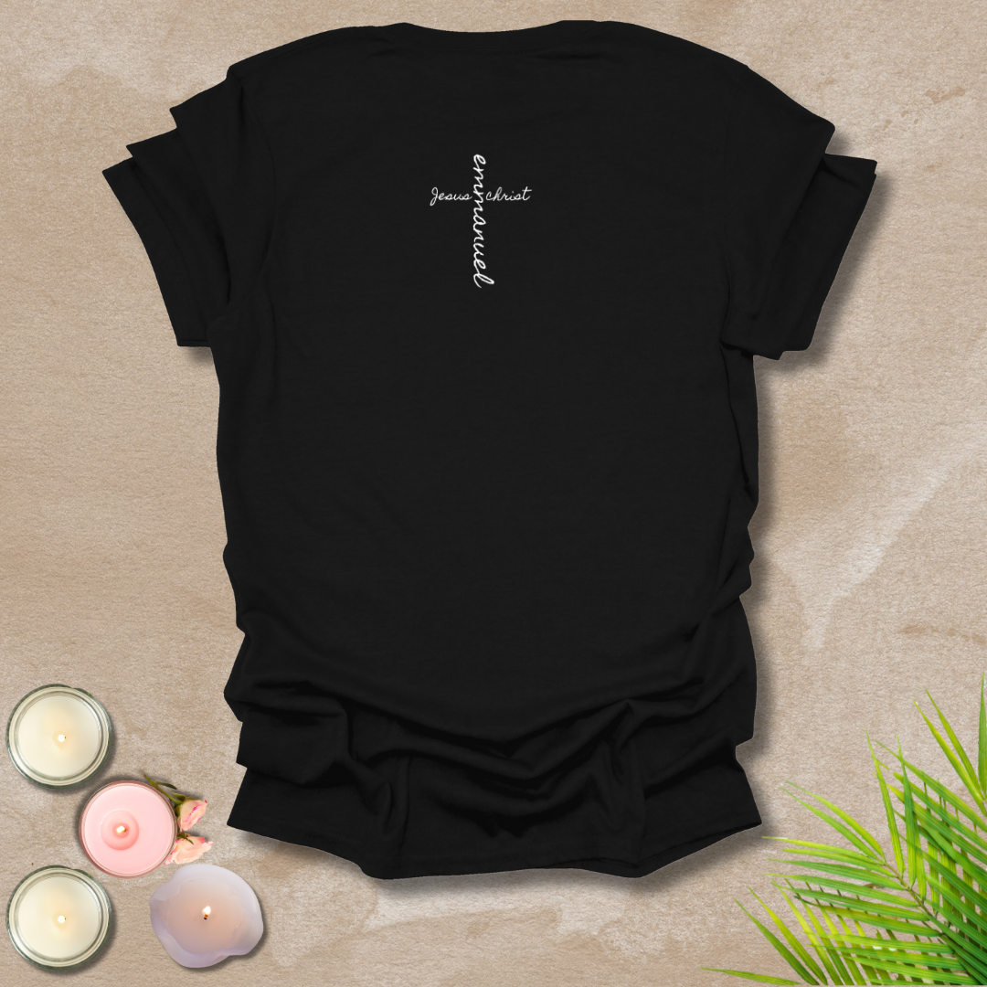 Emmanuel front & back cross T-shirt