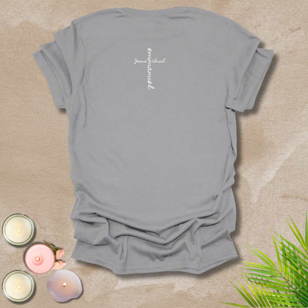 Emmanuel front & back cross T-shirt