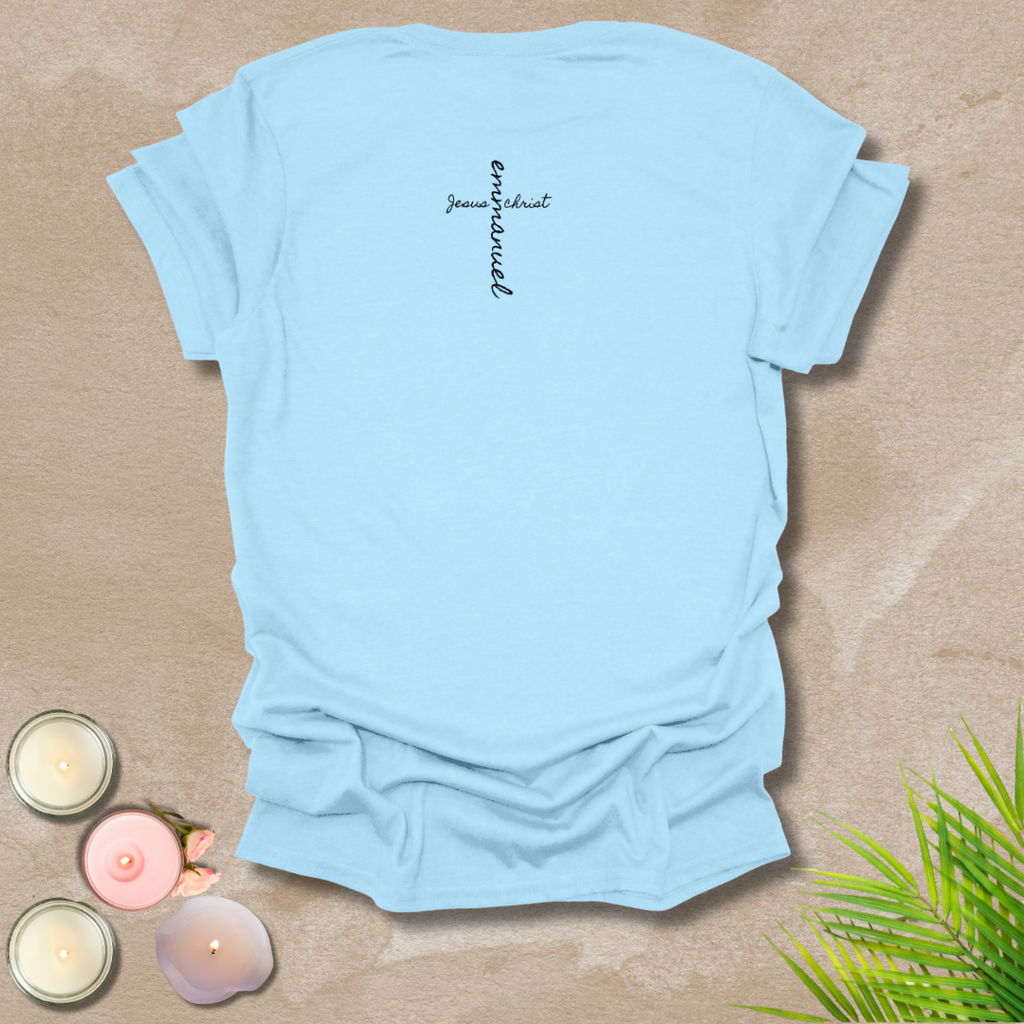 Emmanuel front & back cross T-shirt