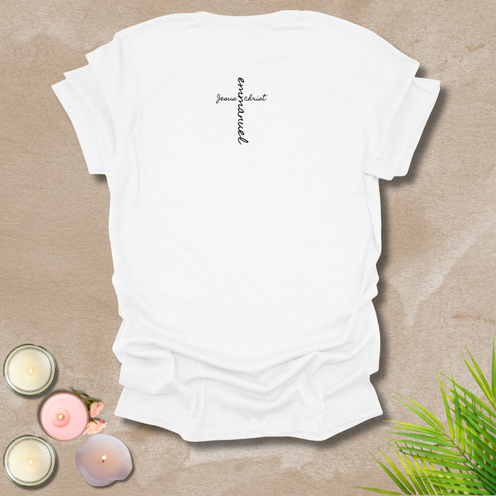 Emmanuel front & back cross T-shirt