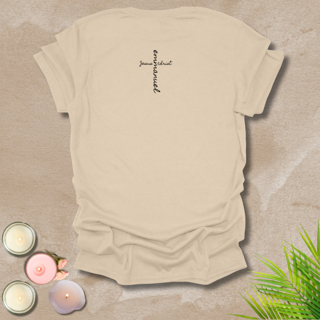 Emmanuel front & back cross T-shirt