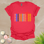 Pressing on T-shirt