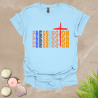 Pressing on T-shirt