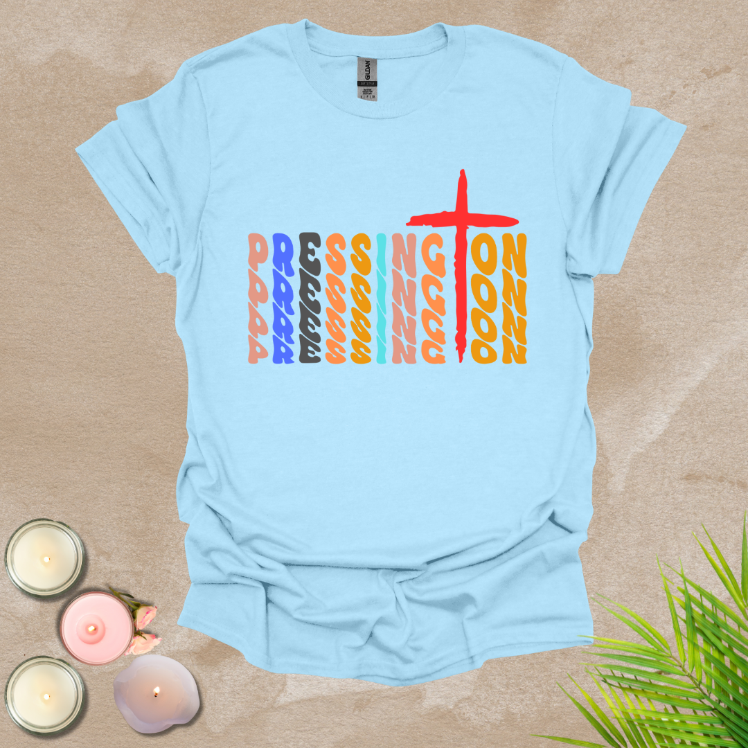 Pressing on T-shirt