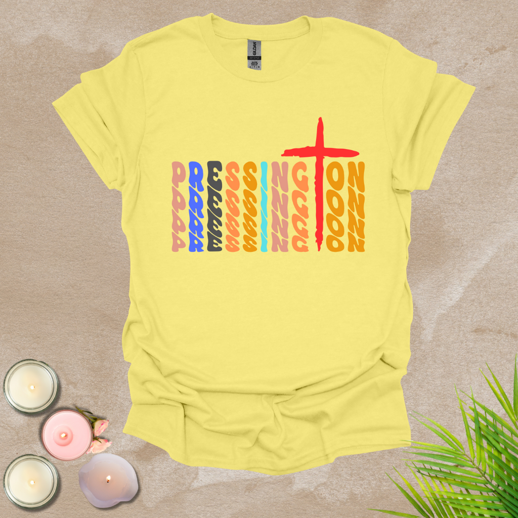Pressing on T-shirt