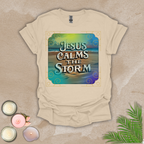 Jesus calms the storm Unisex T-shirt