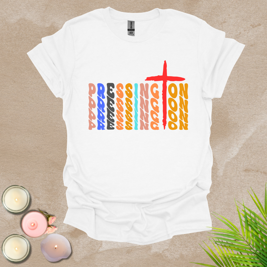Pressing on T-shirt