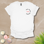 Jesus' character logo style (front & back) Unisex T-Shirt