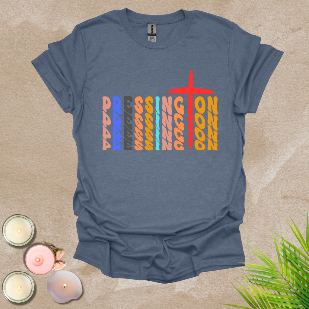 Pressing on T-shirt