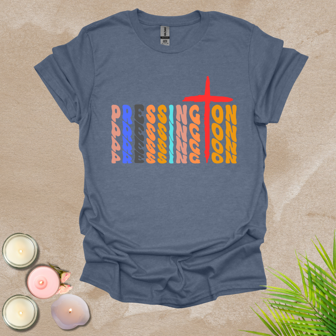 Pressing on T-shirt
