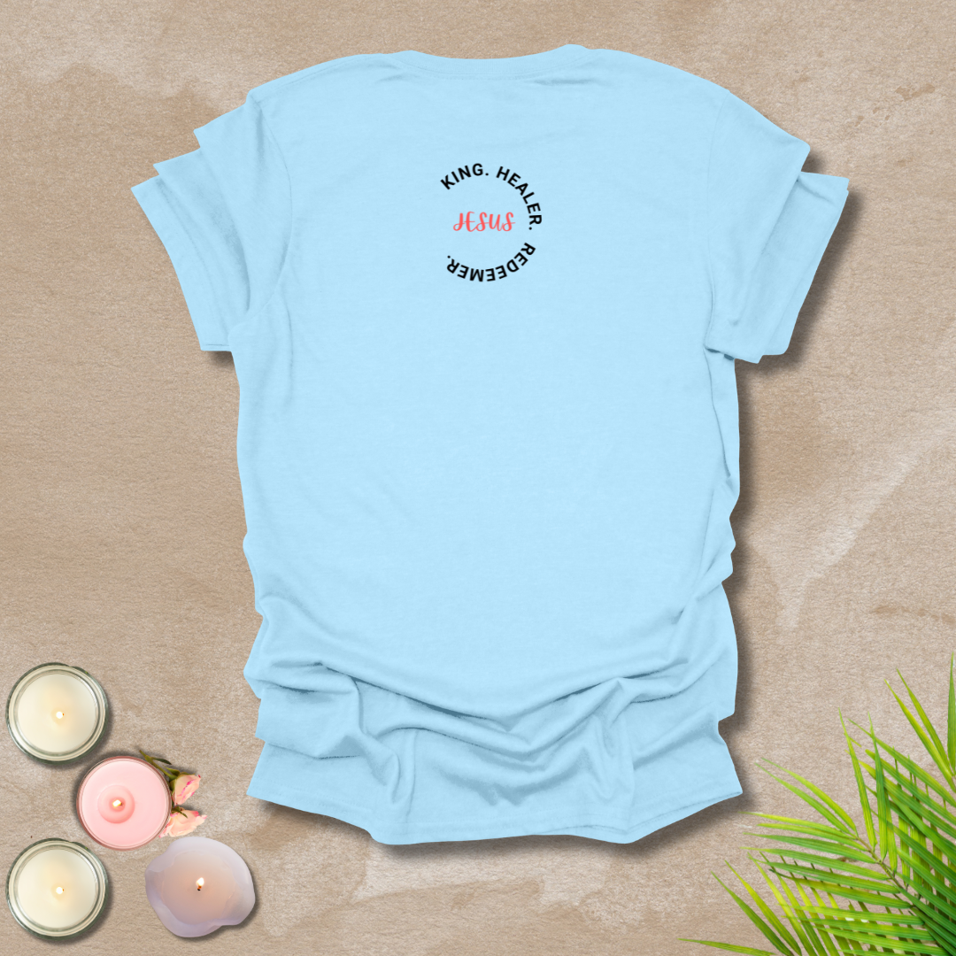 Jesus' character logo style (front & back) Unisex T-Shirt