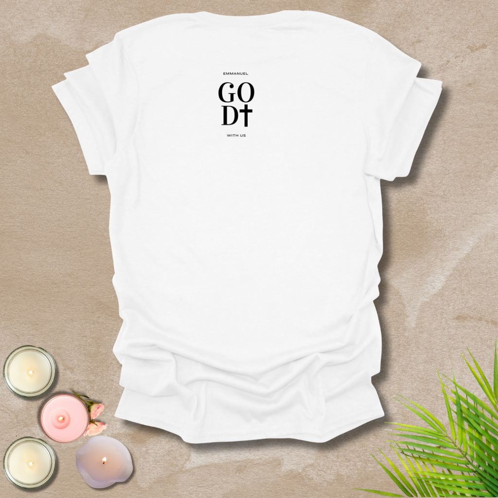 God with us - FONT AND BACK T-shirt