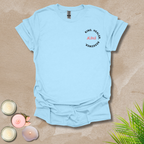 Jesus' character logo style (front & back) Unisex T-Shirt